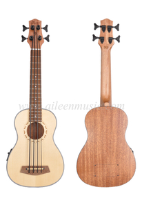 New Product 30 Inch Solid Spruce Top Ukulele Bass (AUB17E)
