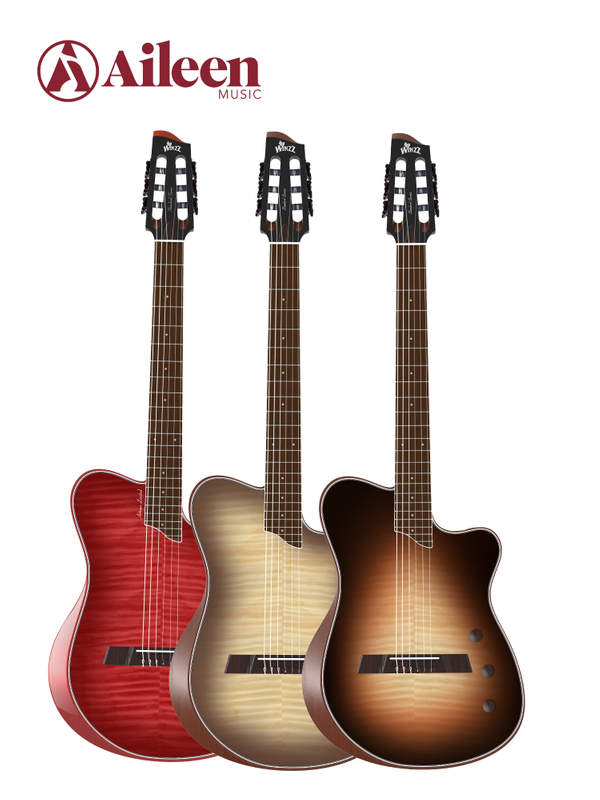 WCG370 China Musical Instruments Manufacturer Winzz Nylon-string 39" Electro-acoustic Guitar