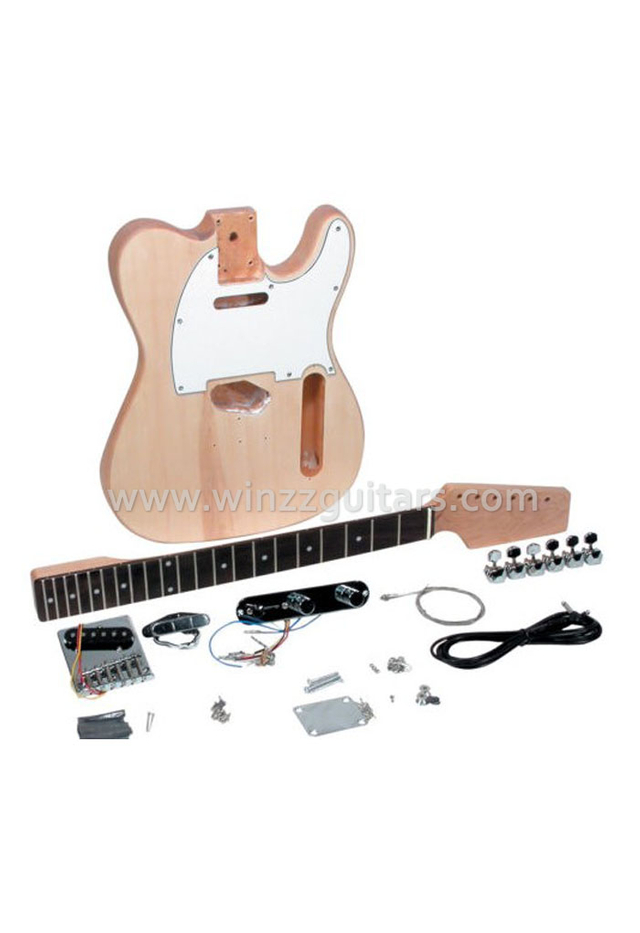 Solid Wood Body Telecaster DIY Electric Guitar Kits(EGT10-W)