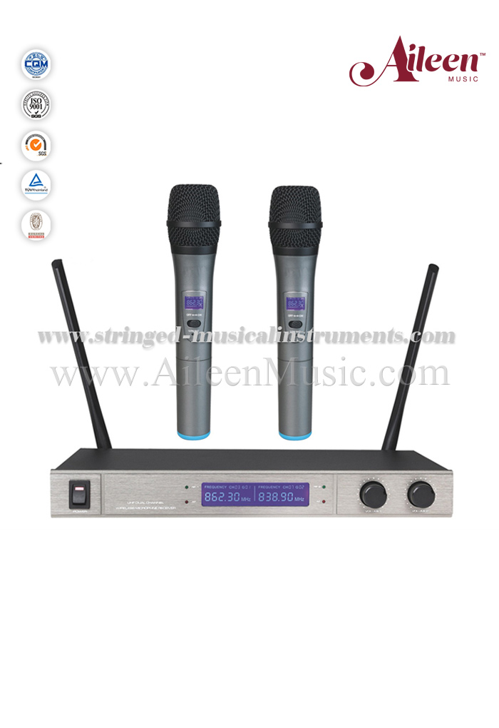 (AL-2300UML)Instrument Dual Receiver UHF Wireless MIC FM Microphone
