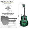 WINZZ Guitar 36-Inch 3/4 size Beginner Acoustic Guitar(AF-H00L)
