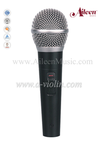 Professional Music Instrument Black Dynamic Metal Wired Microphone (AL-SM18)