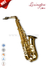 High F# Golden Lacquer Eb Key Alto Saxophone ( SP1001G )