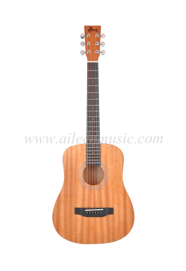 34" Baby Style Mini D Shape High Quality Student Acoustic Guitar (AF77L-MD)
