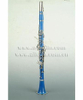 ABS Light Blue 17 Keys Bb Key Colorful Clarinet(CL3071-Blue)