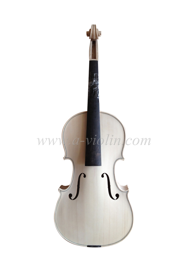 hot sale unfinished white professional viola （L100W）
