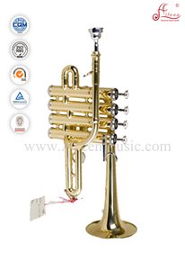 Goden lacquered Bb key Piccolo Trumpet/Pocket /Mini Trumpet (PCT811G)
