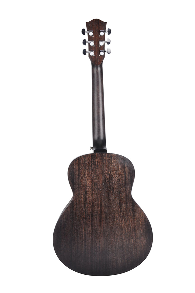 36'' Dark Brown High Density Man-made Wood Travel Acoustic Guitar (AF386-36)