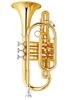 Brass lacquered bB Key Entry Grade Cornet(CN8710G)