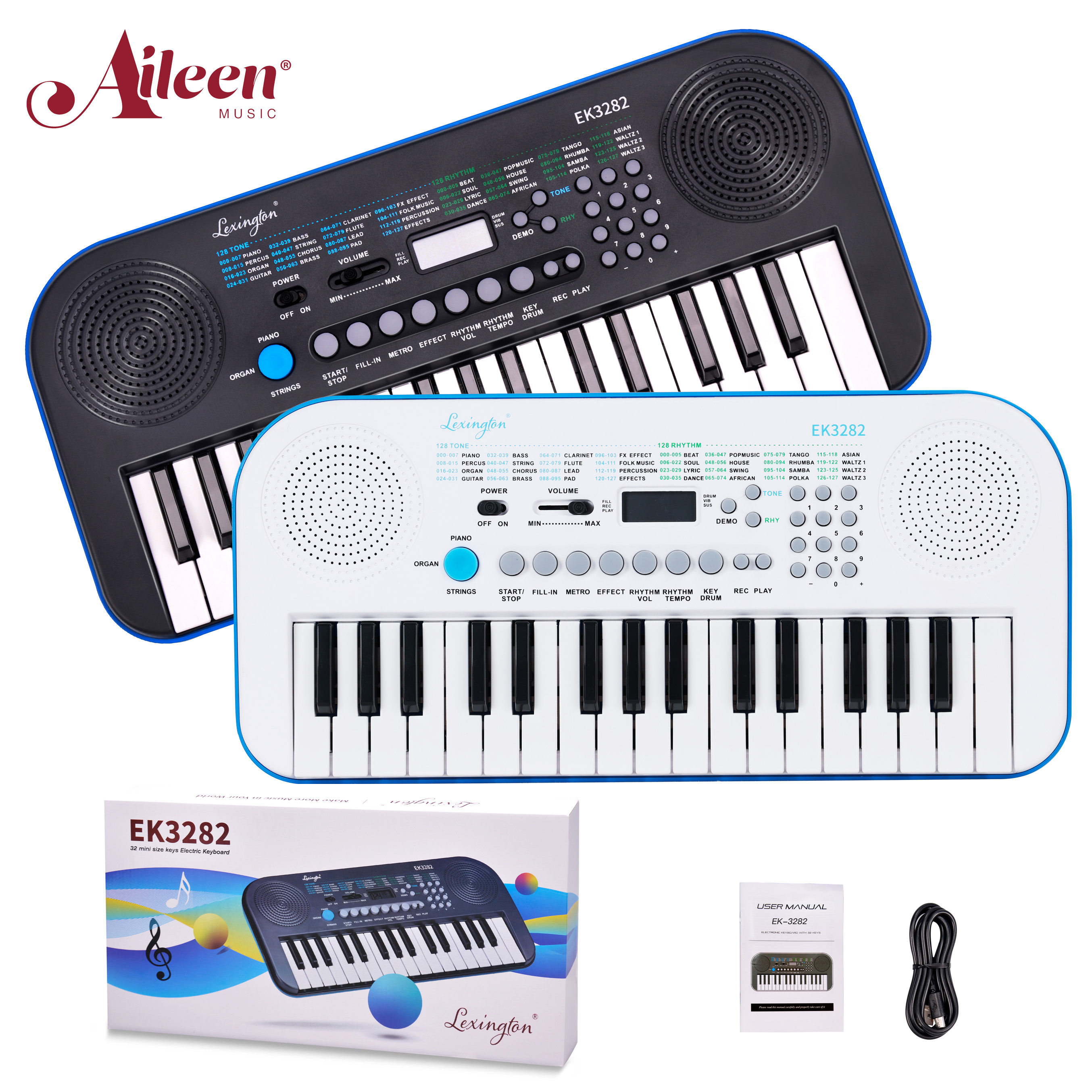 children 32 Mini Size educational Electronic music Keyboard(EK3282)