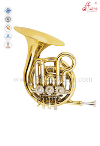 Bb 3keys gold lacquered Mini French Horn (FH7030G)