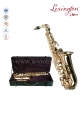 High F# Golden Lacquer Eb Key Alto Saxophone ( SP1001G )