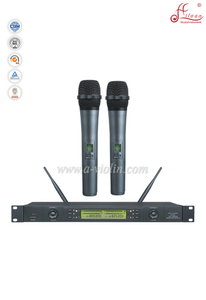 （AL-326UM） Wholesale Black FM Handheld UHF Wireless Microphone