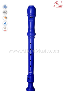 Transparence Blue Baroque ABS Soprano Recorder Flute (RE2546B)