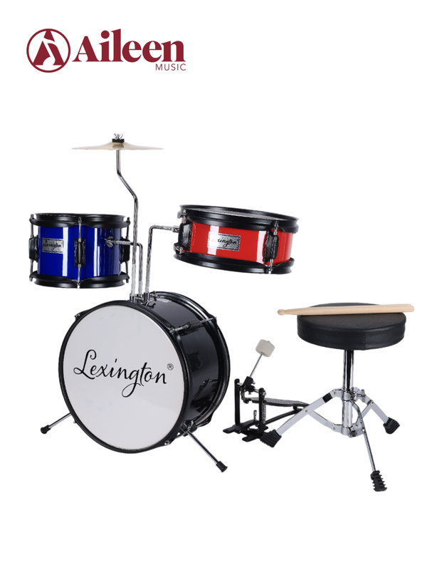 DSET-2032 Hot Selling Musical Instruments 3-Piece Junior Drum Set for Kids