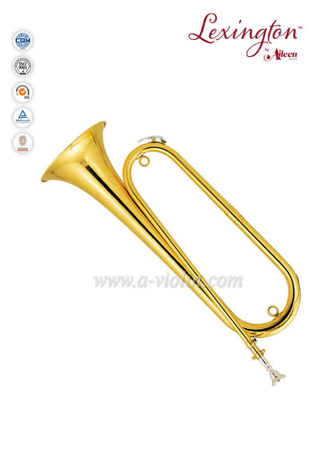 Yellow brass Lacquer Finish Bb key jinbao bugle horn(BGH1600G)