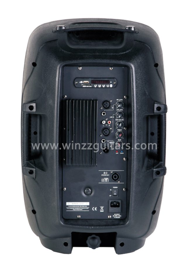 12" Active 2'VC Woofer Plastic Cabinet Speaker( PS-1215APE )
