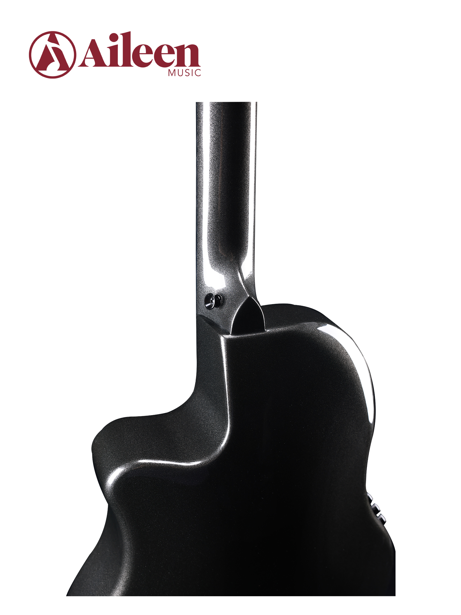 AFO350CE Good Quality 41" Carbon Top Round Back Acoustic Guitar