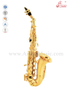 High F# Gold Laquer Chinese Soprano saxophone(SP3041G)