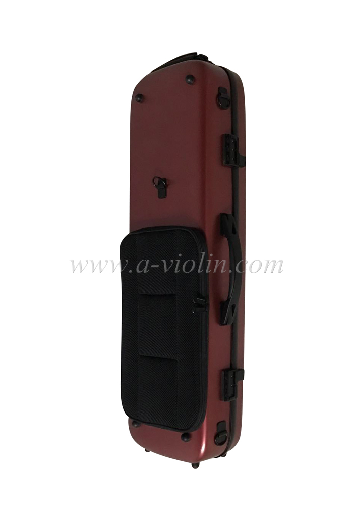 Waterproof oblong shape hard violin case(CSV-P608)