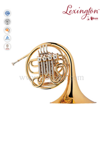 Standard Brass lacquered 4-Keys Single Yellow brass French Horn（FH7044G）