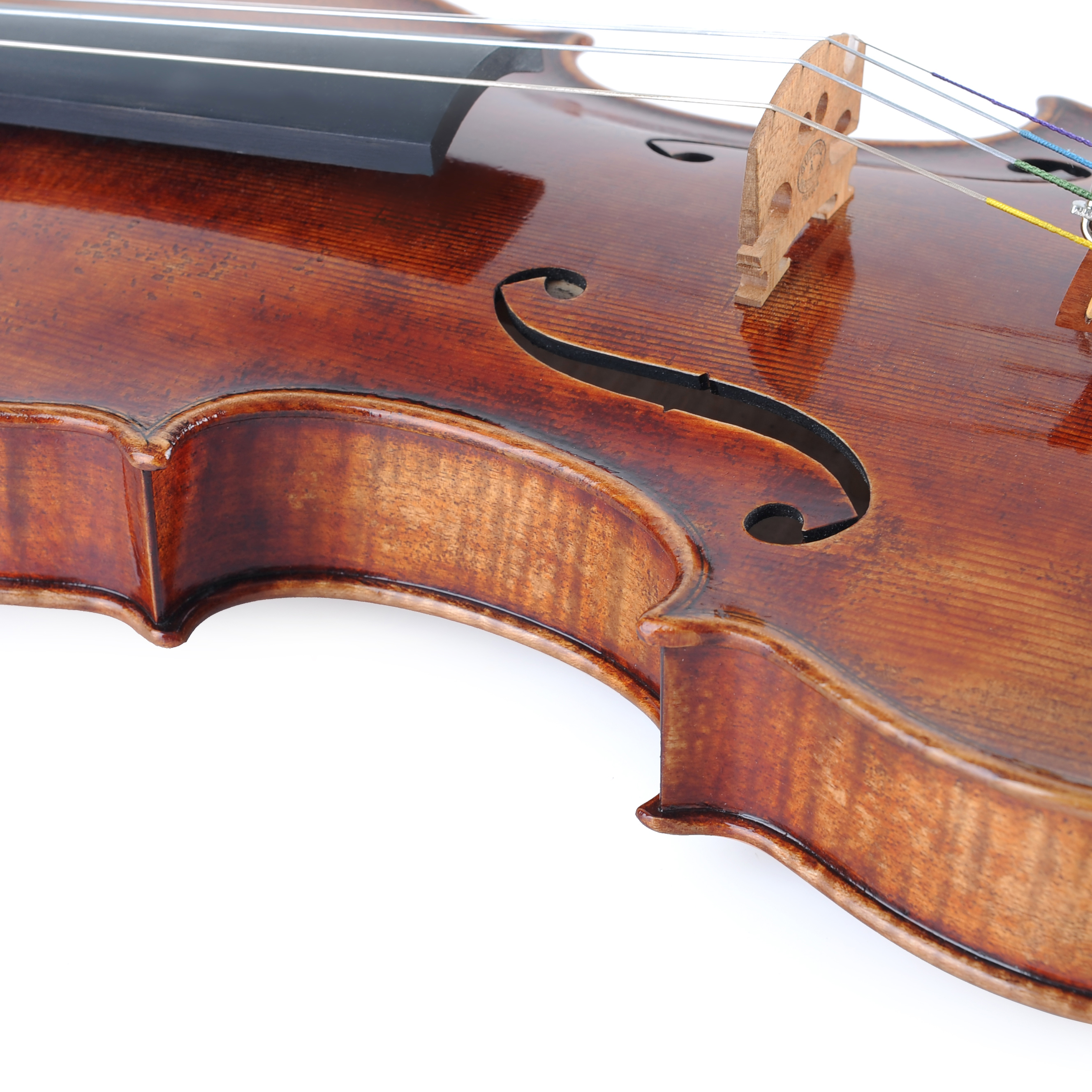 4/4 Europe materials Violin Flamed Maple high quality chinese violin(VH600EM)