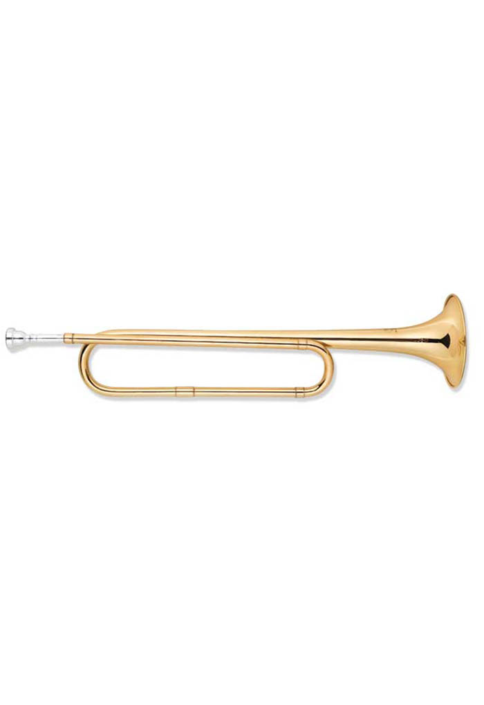 Awesome Gold Lacquered C Bugle Horn with Case(BUH-G450G)