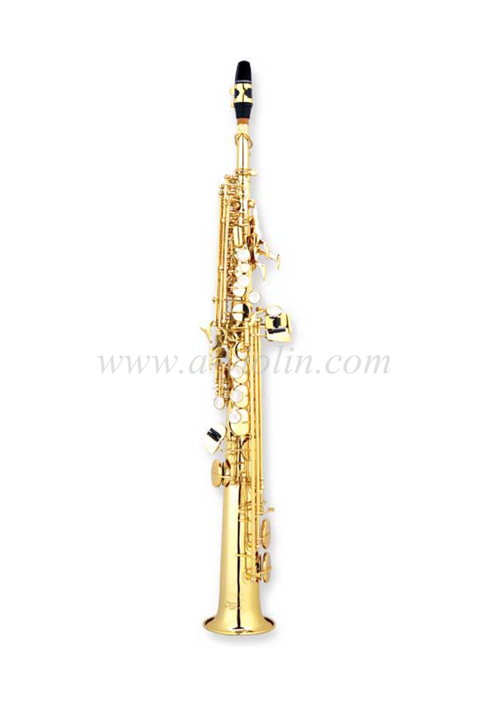 Intermediate Yellow Brass Band Soprano Saxophone(SSP-M4000G)