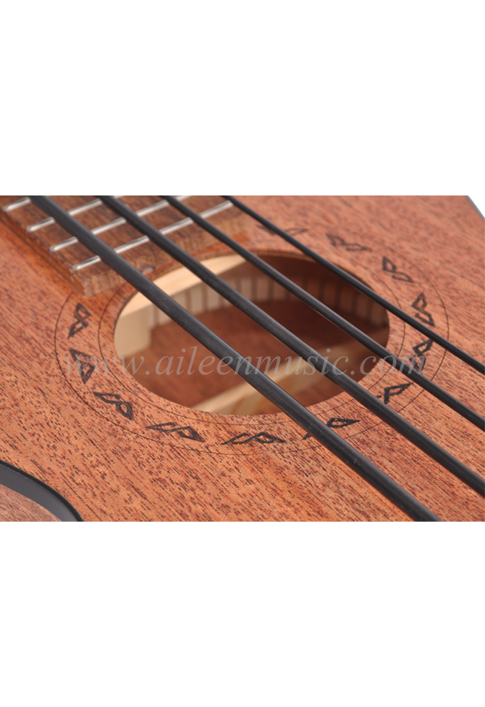 New Product Mahogany Plywood Top Ukulele Bass (AUB07LHE)