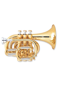 C High Grade Pocket Trumpet-Monel Piston (HTP-H460G-SYY)