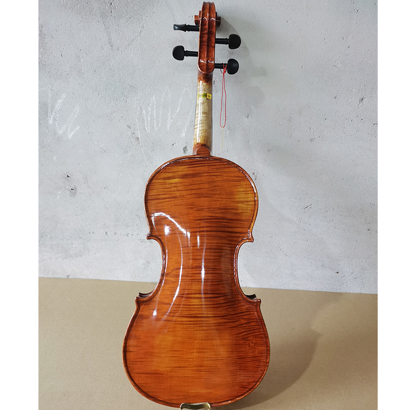 Wholesale Quality Chinese Painted Flamed Violin (VH200H)