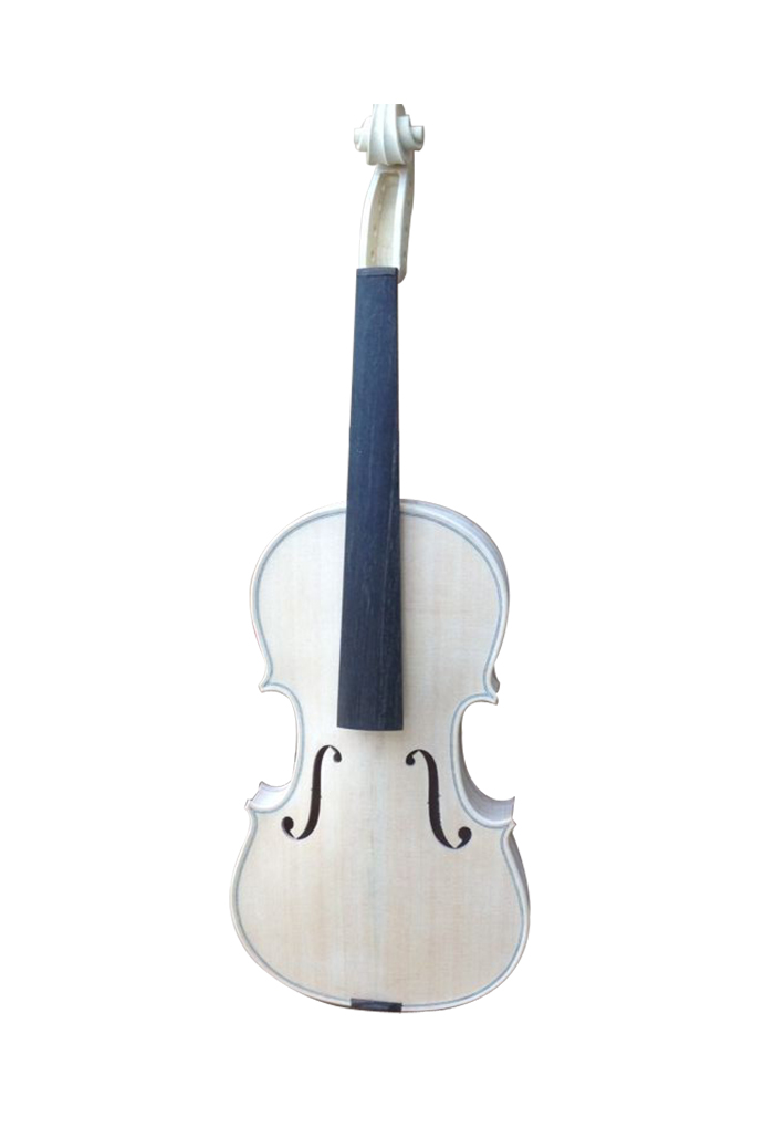 Unvarnished white unfinished violin (V30W)