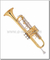 Gold Epoxy Lacquer/Silver Plated Finish China Trumpet Model (TP8590-S)