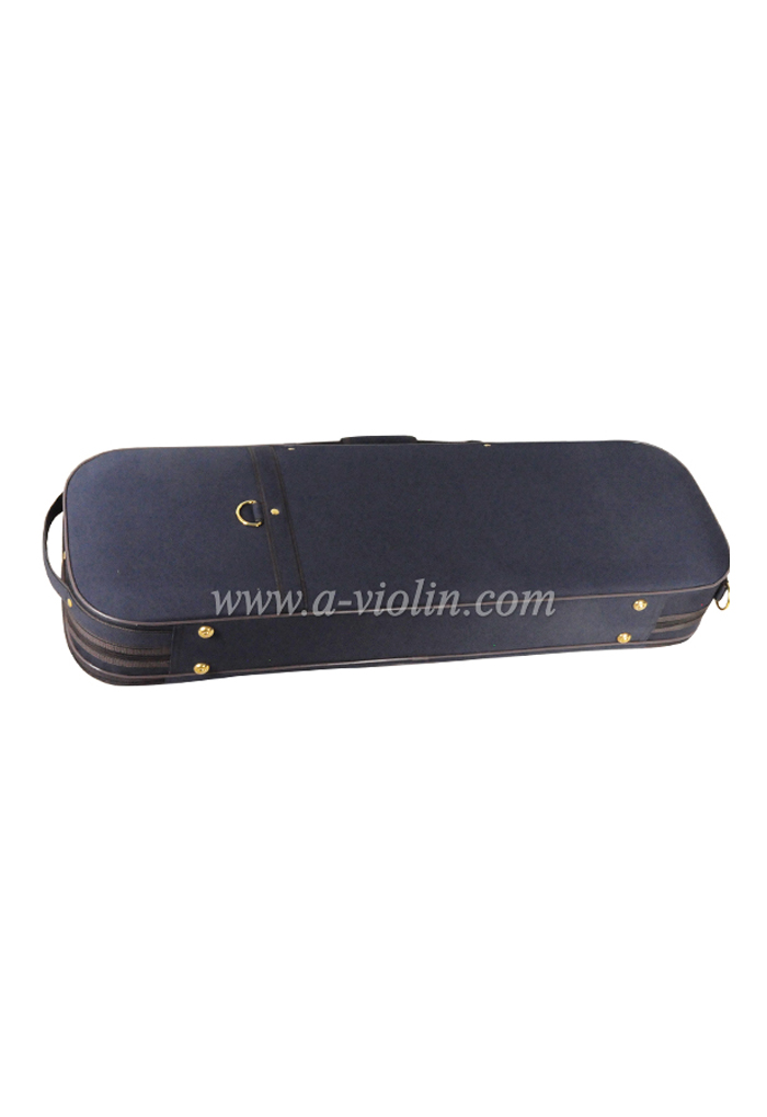 Fabric Handle Foamed Light Oblong Violin Case (CSV073)