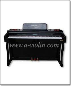 Digital Piano 88 keys Black Polish Upright Piano (DP606)