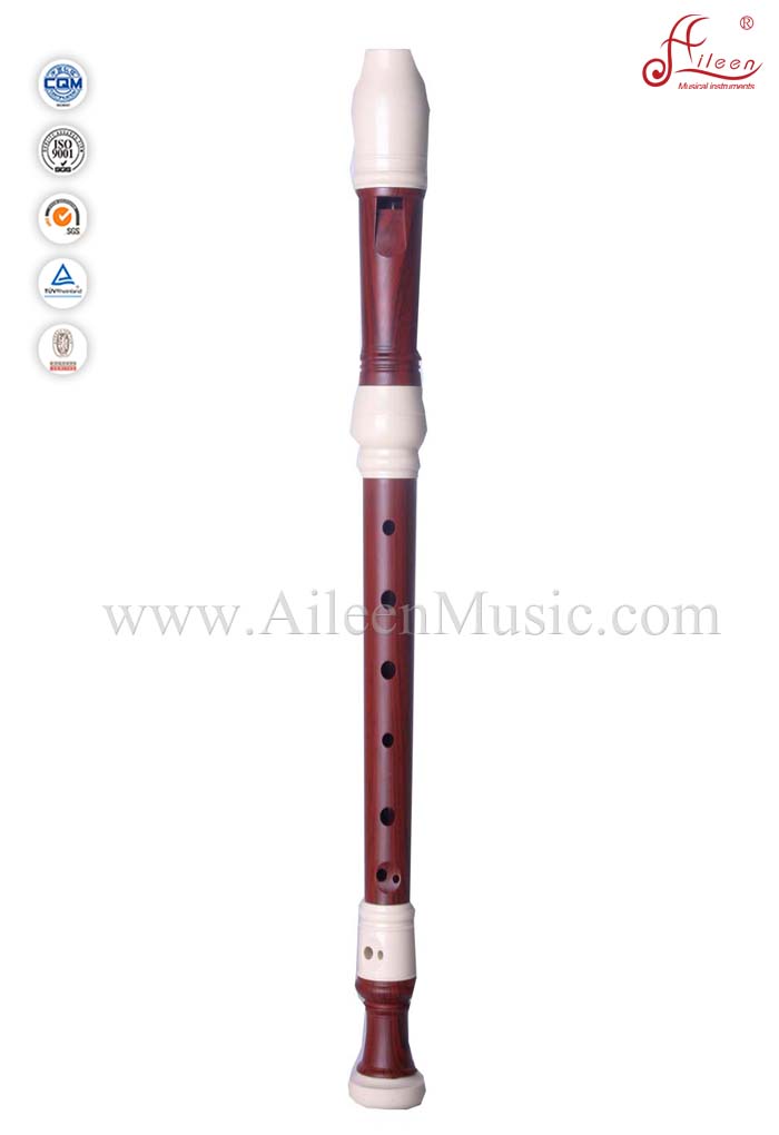 Wooden Copy Baroque Red Soprano Recorder Flute Instruments (RE2428B)