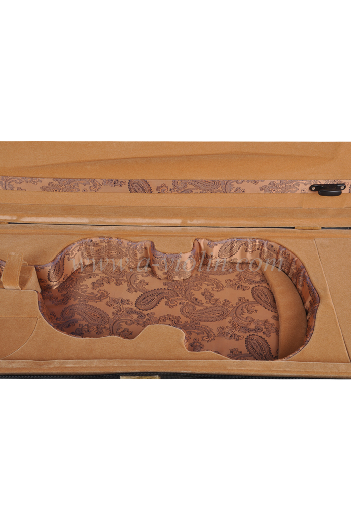 4/4 deluxe foamed oblong shape violin light case (CSV527AB1)
