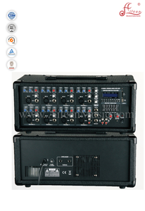 Professional XLR Treble Bass PA 8 Channel Mobile Power Amplifier (APM-0830U)