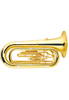 Gold Lacquered Marching Tuba with Cleaning Kit(MTU-G172G)