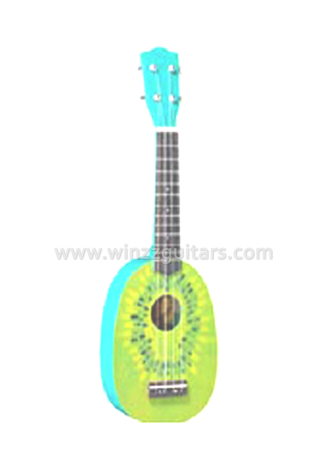 Pineapple shape glossy finish children ukulele（AU01R-PD1)
