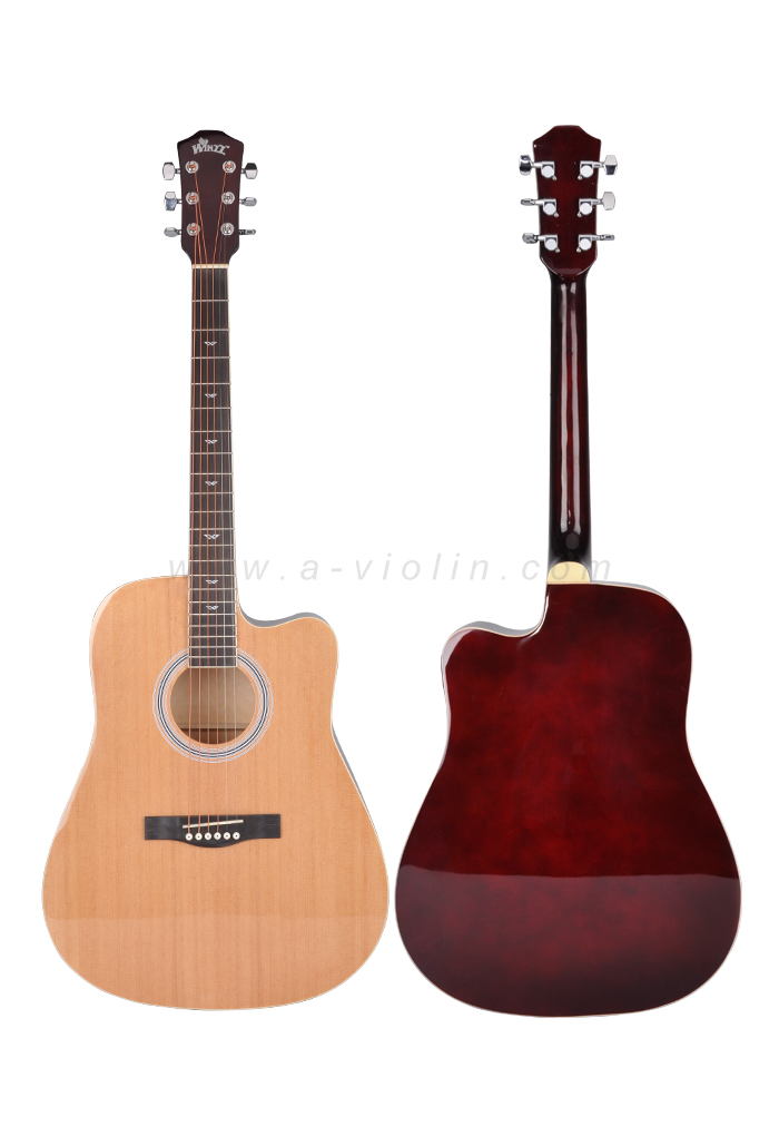 [Aileen] 41" cutaway- Advancing student Acoustic guitar (AF29HC)