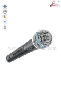 ( AL-BT58 )High Quality Moving-coil 4m Cable Uni-directivity Wired Metal Microphone
