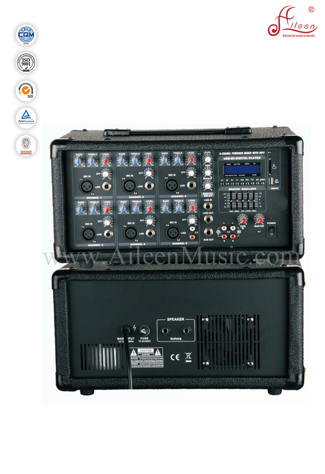 6 Channel Amplifier PA Mobile Power Amplifier ( APM-0615U )