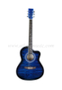 39" X shape Linden Plywood Color Acoustic Guitar (AF228)