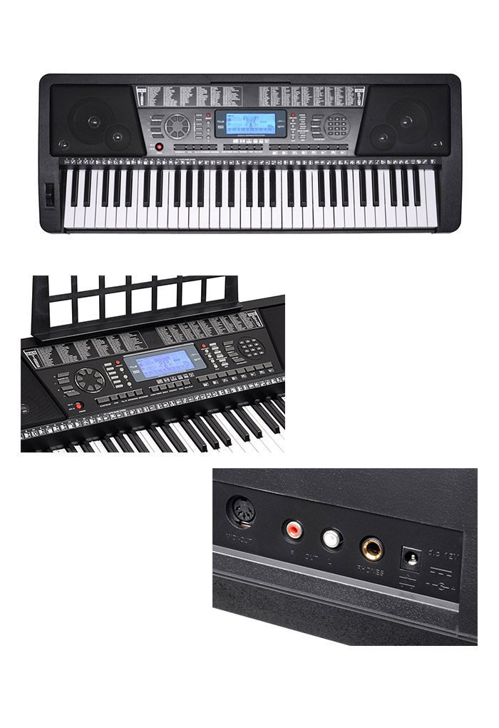 61 Keys Electronic Organ Keyboard/Musical Keyboard Instrument (EK61208)