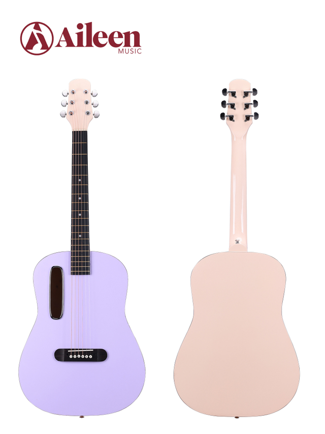 AF001L-H Factory Direct Sale Glossy Finish Entry Level 38" Acoustic Guitar