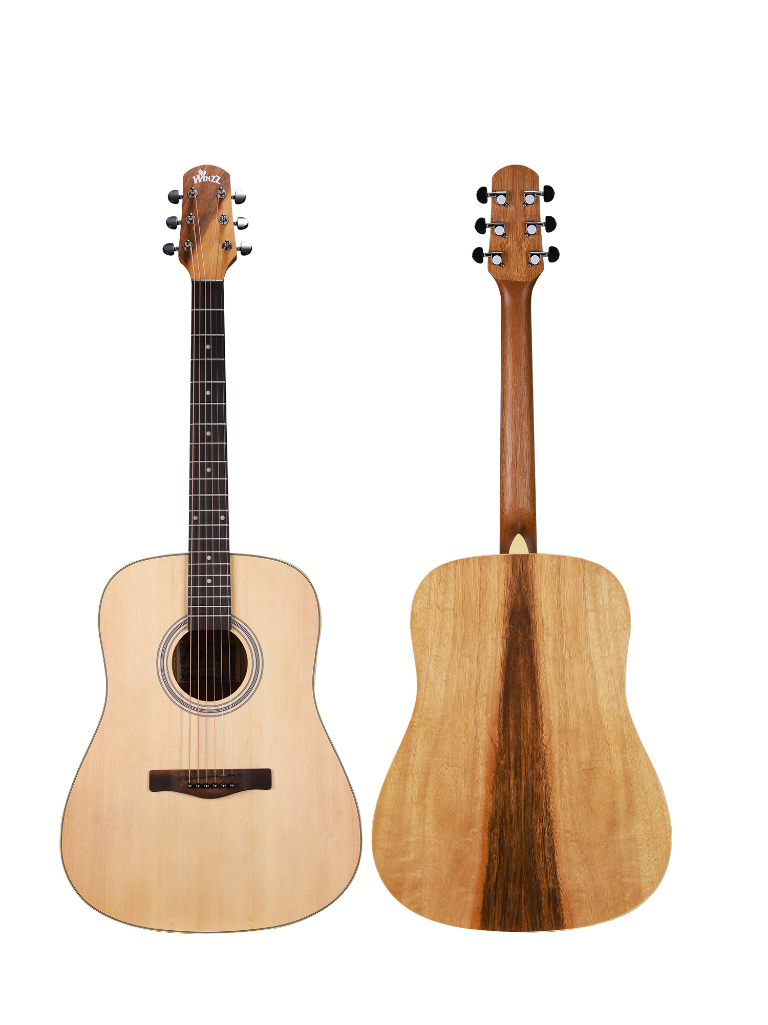 WAG1601 Winzz Exotic Material 41'' Acoustic Guitar Made in Indonesia