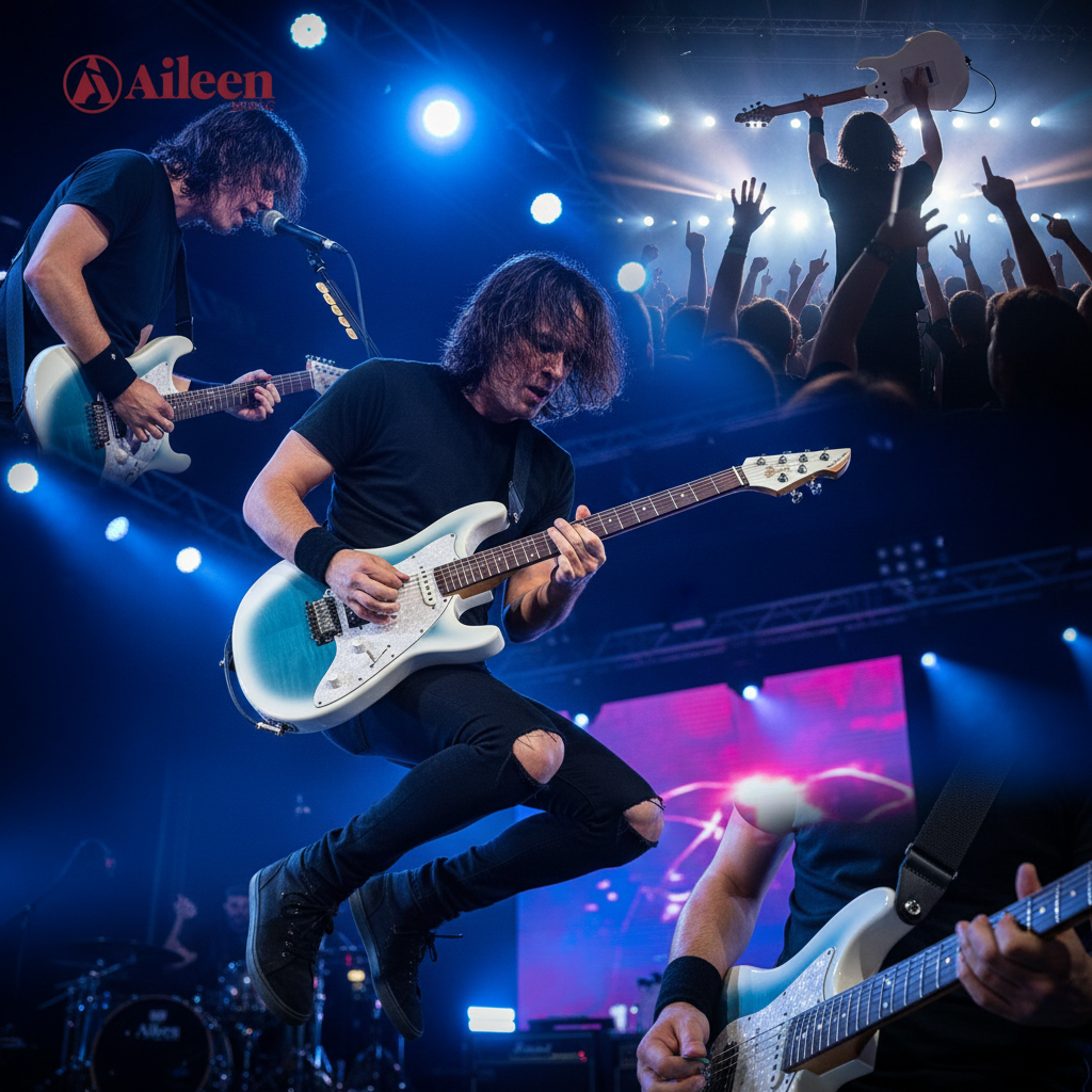 WINZZ Gravity Series Pro Electric Guitar – Okoume Body, Roasted Maple Neck, HSS Alnico V Pickups, 2-Point Tremolo Bridge (WGS150MF)