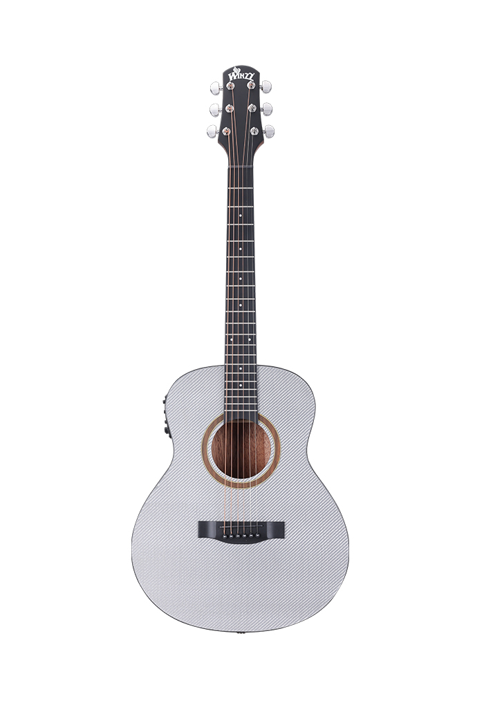 AFC77E Good Quality Matte Finish 36" Carbon Top Acoustic Guitar