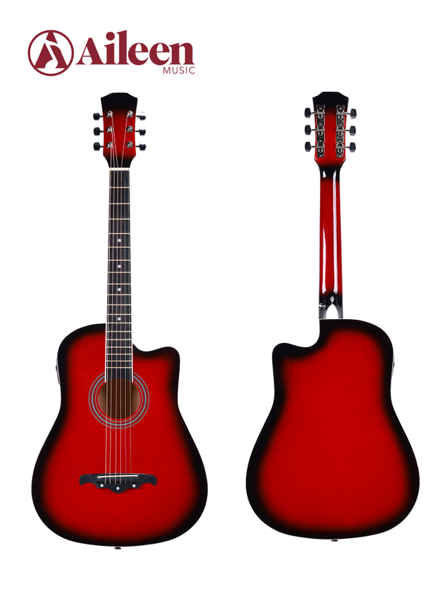 AF38LCE Good Quality Musical Instruments 38" Entry Level Acoustic Guitar